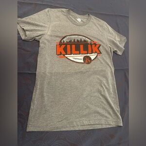 Killik grey logo tee shirt